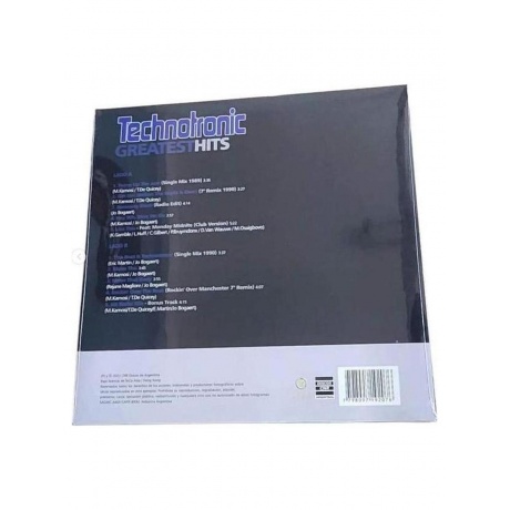 Technotronic - Greatest Hits (7798097192076) виниловая пластинка - фото 2