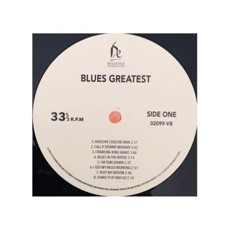 Various Artists - Blues Greatest (5711053020994) виниловая пластинка - фото 3
