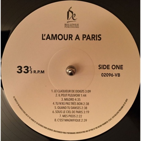 Various Artists - L'Amour A Paris (5711053020963) виниловая пластинка - фото 3