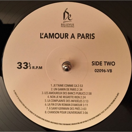 Various Artists - L'Amour A Paris (5711053020963) виниловая пластинка - фото 4