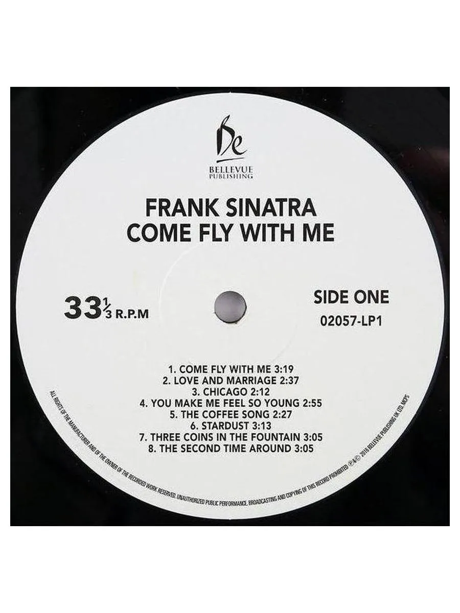 Frank Sinatra - Come Fly With Me (5711053020574) виниловая пластинка - фото 3