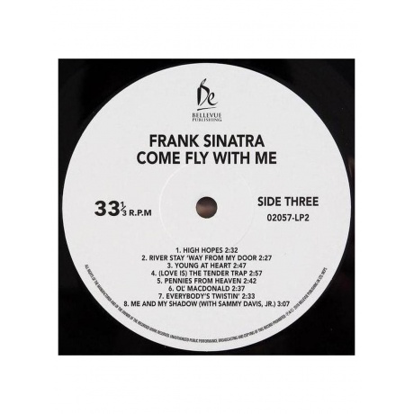 Frank Sinatra - Come Fly With Me (5711053020574) виниловая пластинка - фото 5