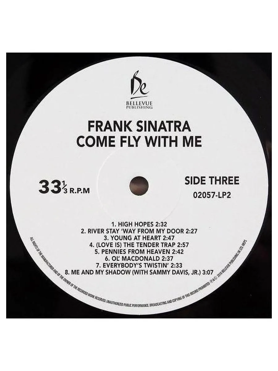 Frank Sinatra - Come Fly With Me (5711053020574) виниловая пластинка - фото 5