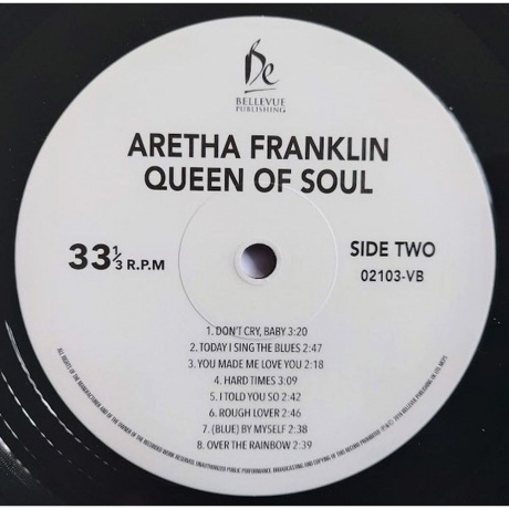Aretha Franklin - Queen Of Soul (5711053021038) виниловая пластинка - фото 4
