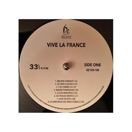 Various Artists - Vive La France (5711053021090) виниловая пластинка - фото 3
