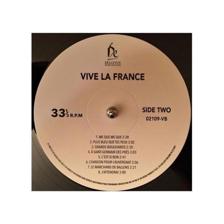 Various Artists - Vive La France (5711053021090) виниловая пластинка - фото 4