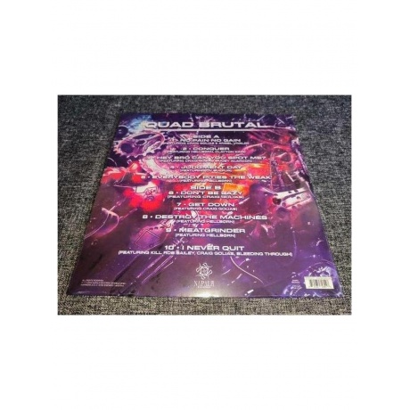 Austrian Death Machine - Quad Brutal (Blue) (810135718448) виниловая пластинка - фото 4