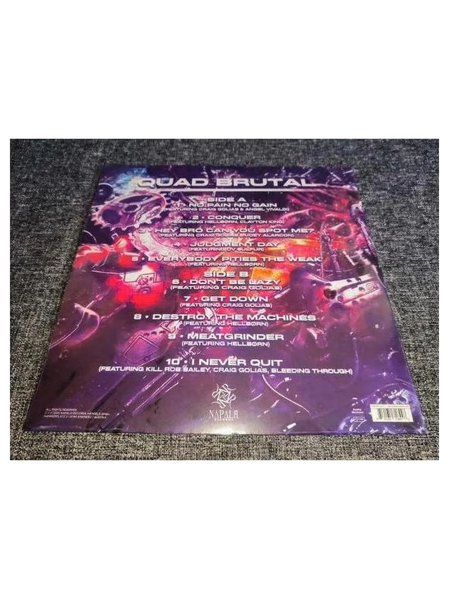 Austrian Death Machine - Quad Brutal (Blue) (810135718448) виниловая пластинка - фото 4