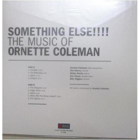 Ornette Coleman - Something Else (9003829977035) виниловая пластинка - фото 2