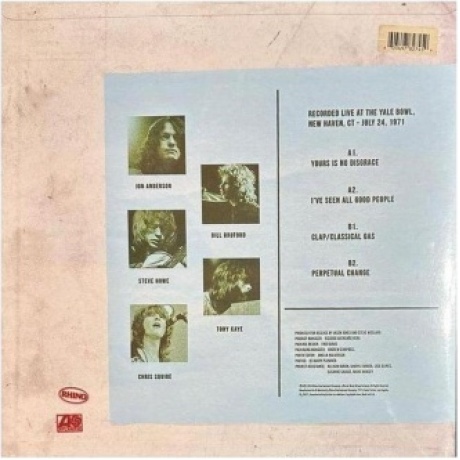 Yes - Yale Bowl 71 RSD 2024  (0603497827459) виниловая пластинка - фото 2