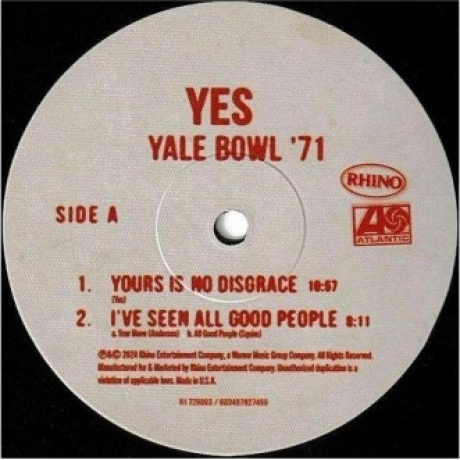 Yes - Yale Bowl 71 RSD 2024  (0603497827459) виниловая пластинка - фото 3