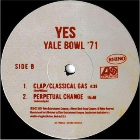 Yes - Yale Bowl 71 RSD 2024  (0603497827459) виниловая пластинка - фото 4