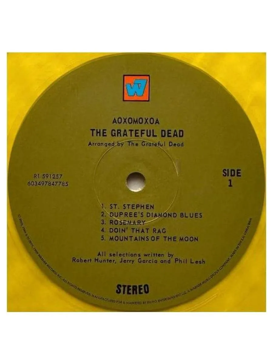 Grateful Dead - Aoxomoxoa (Translucent Yellow) (603497820900) виниловая пластинка - фото 3