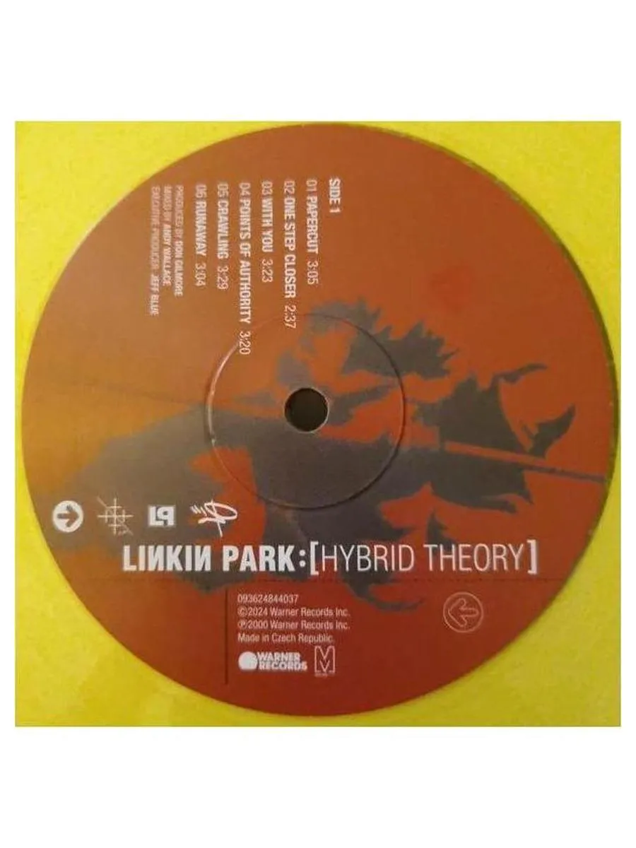 Linkin Park - Hybrid Theory (Translucent Yellow) (93624844037) виниловая пластинка - фото 6
