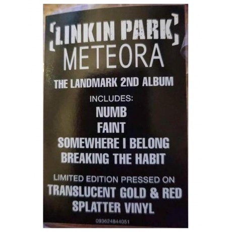 Linkin Park - Meteora  (0093624844051) виниловая пластинка - фото 8