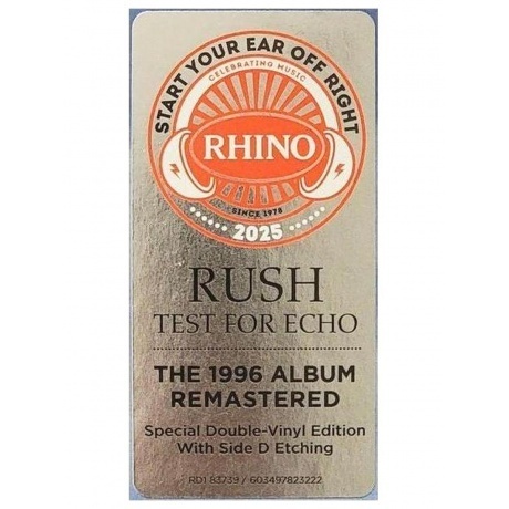 Rush - Test For Echo  (0603497823222) виниловая пластинка - фото 15