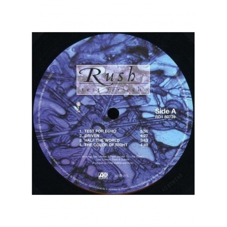 Rush - Test For Echo  (0603497823222) виниловая пластинка - фото 3