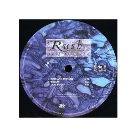 Rush - Test For Echo  (0603497823222) виниловая пластинка - фото 4