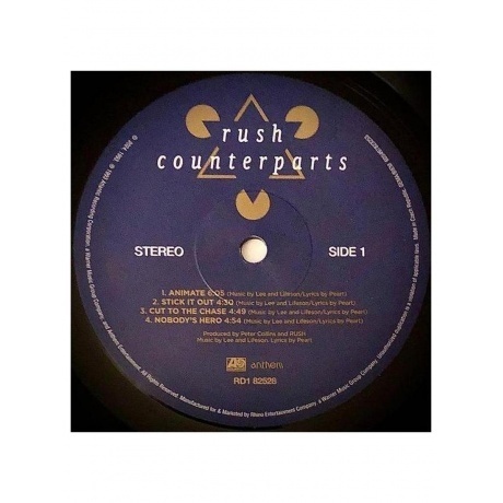 Rush - Counterparts  (0603497823253) виниловая пластинка - фото 3