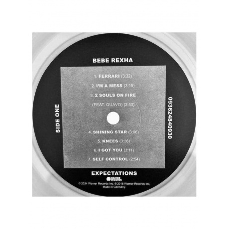 Bebe Rexha - Expectations  (0093624840930) виниловая пластинка - фото 3