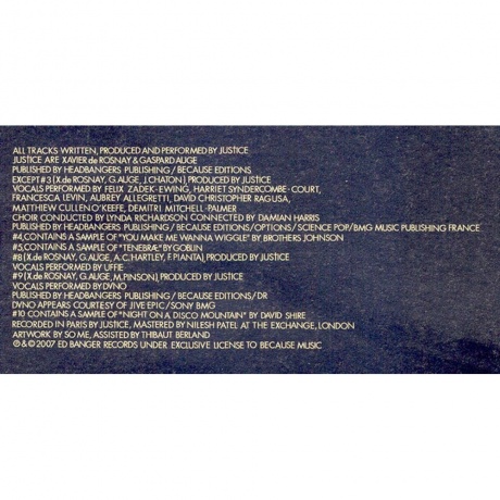 Justice - Cross (5060107721104) виниловая пластинка - фото 8