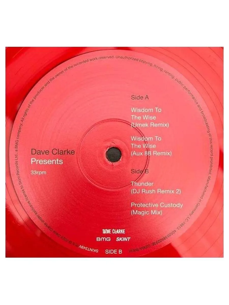 Dave Clarke - Archive One (Box) (coloured) (4050538903638) виниловая пластинка - фото 27