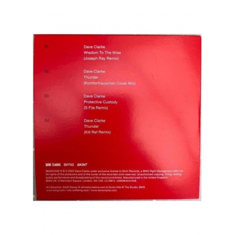 Dave Clarke - Archive One (Box) (coloured) (4050538903638) виниловая пластинка - фото 33