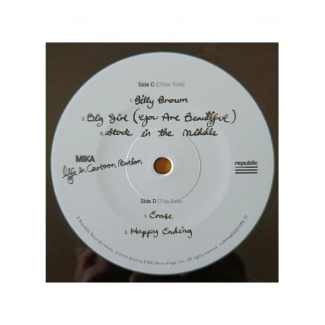 Mika - Life In Cartoon Motion (0602465571585) виниловая пластинка - фото 8