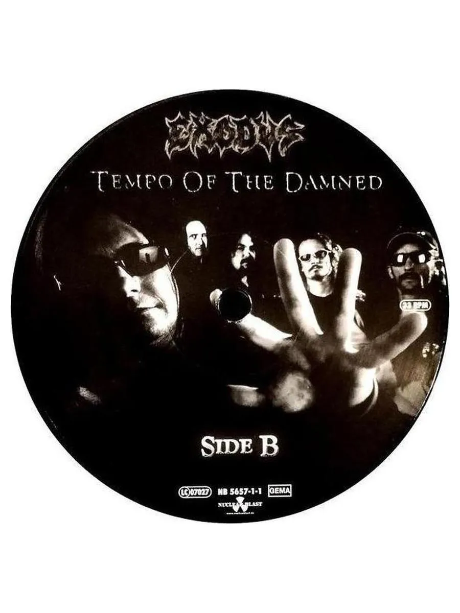 Exodus - Tempo Of The Damned (0727361565718) виниловая пластинка - фото 6