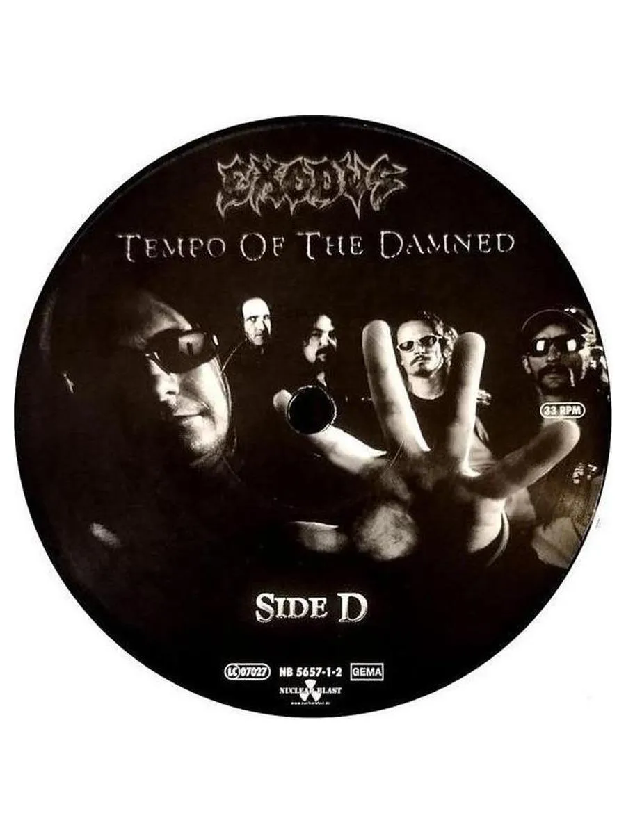 Exodus - Tempo Of The Damned (0727361565718) виниловая пластинка - фото 8