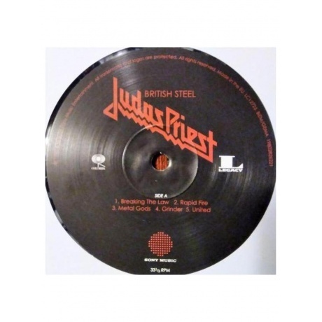 Judas Priest - British Steel (coloured) (0198028262217) виниловая пластинка - фото 3