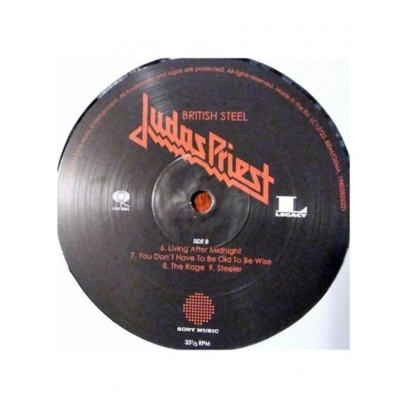 Judas Priest - British Steel (coloured) (0198028262217) виниловая пластинка - фото 4