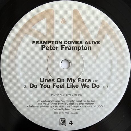 Peter Frampton - Frampton Comes Alive (0075021650510) виниловая пластинка - фото 7