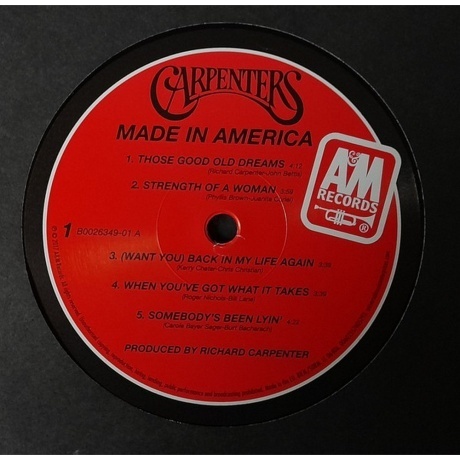 The Carpenters - Made In America (0602557405293) виниловая пластинка - фото 3