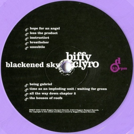 Biffy Clyro - Blackened Sky (coloured) (0607618208912) виниловая пластинка - фото 9