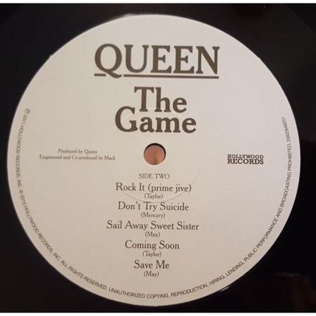 Queen - The Game (0050087400286) виниловая пластинка - фото 4