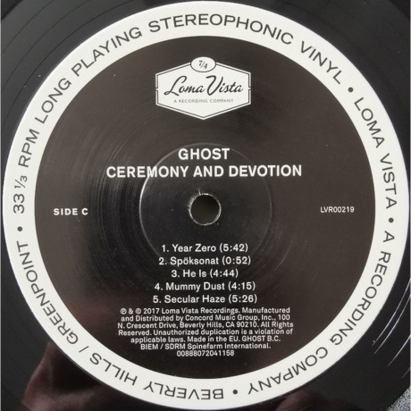 Ghost - Ceremony And Devotion (0888072036871) виниловая пластинка - фото 6