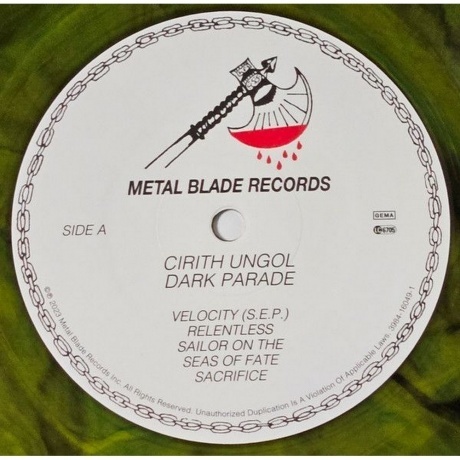 Cirith Ungol - Dark Parade (coloured) (0039841605013) виниловая пластинка - фото 5