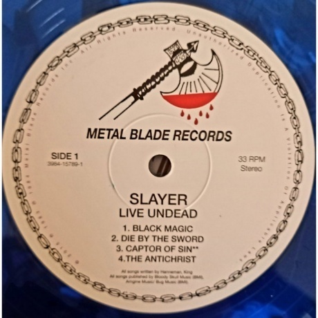 Slayer - Live Undead (coloured) (0039841578973) виниловая пластинка - фото 2