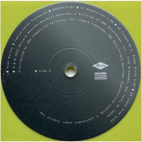 Post Malone - Twelve Carat Toothache (coloured) (0602448015914) виниловая пластинка - фото 5