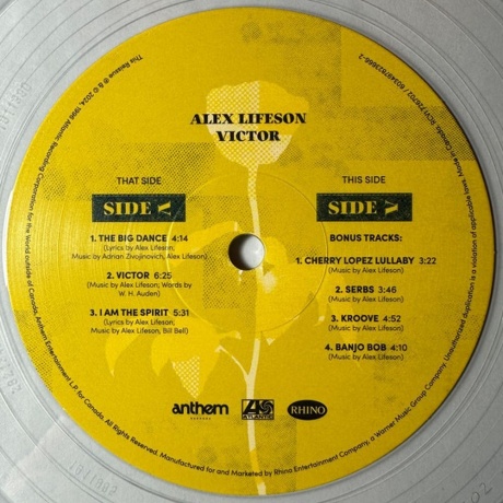 Alex Lifeson - Victor (coloured) (0603497823666) виниловая пластинка - фото 13