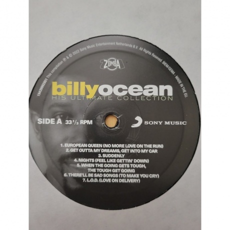 Billy Ocean - His Ultimate Collection (0194399928011) виниловая пластинка - фото 3
