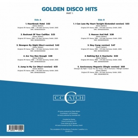 C.C.Catch - Golden Disco Hits (Blue) (4620032917846) виниловая пластинка - фото 2