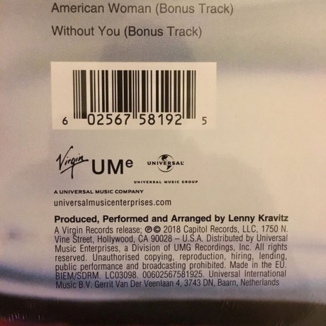 Lenny Kravitz - 5 (0602567581925) виниловая пластинка - фото 17