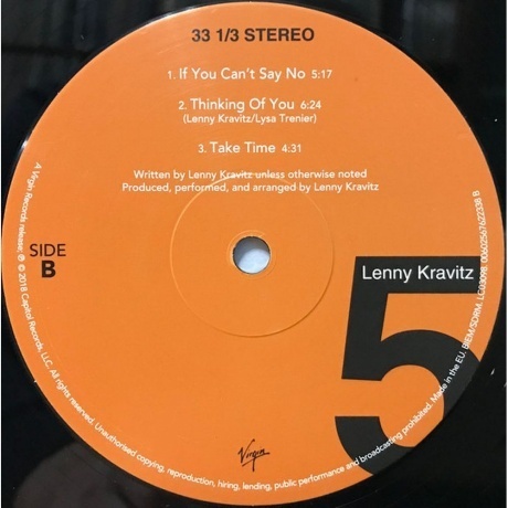 Lenny Kravitz - 5 (0602567581925) виниловая пластинка - фото 7