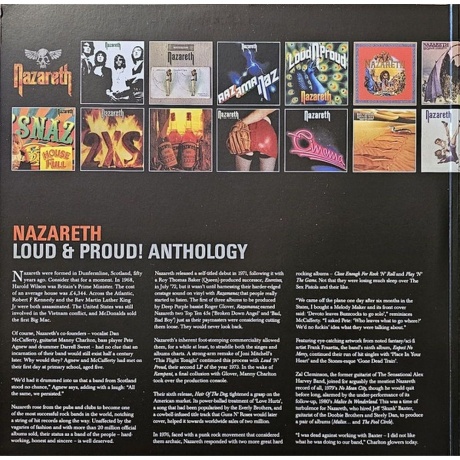 Nazareth - Loud &amp; Proud! Anthology (4050538412598) виниловая пластинка - фото 3