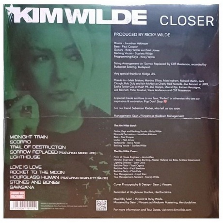 Kim Wilde - Closer (5013929191112) виниловая пластинка - фото 2