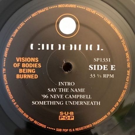 Clipping. - Visions Of Bodies Being Burned (0098787133110) виниловая пластинка - фото 10