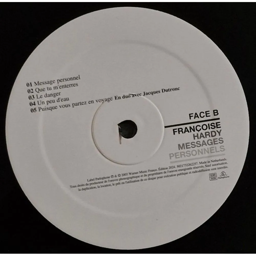 Francoise Hardy - Messages Personnels (5021732262257) виниловая пластинка - фото 6