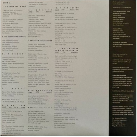 Laurie Anderson - Amelia (0075597909340) виниловая пластинка - фото 7